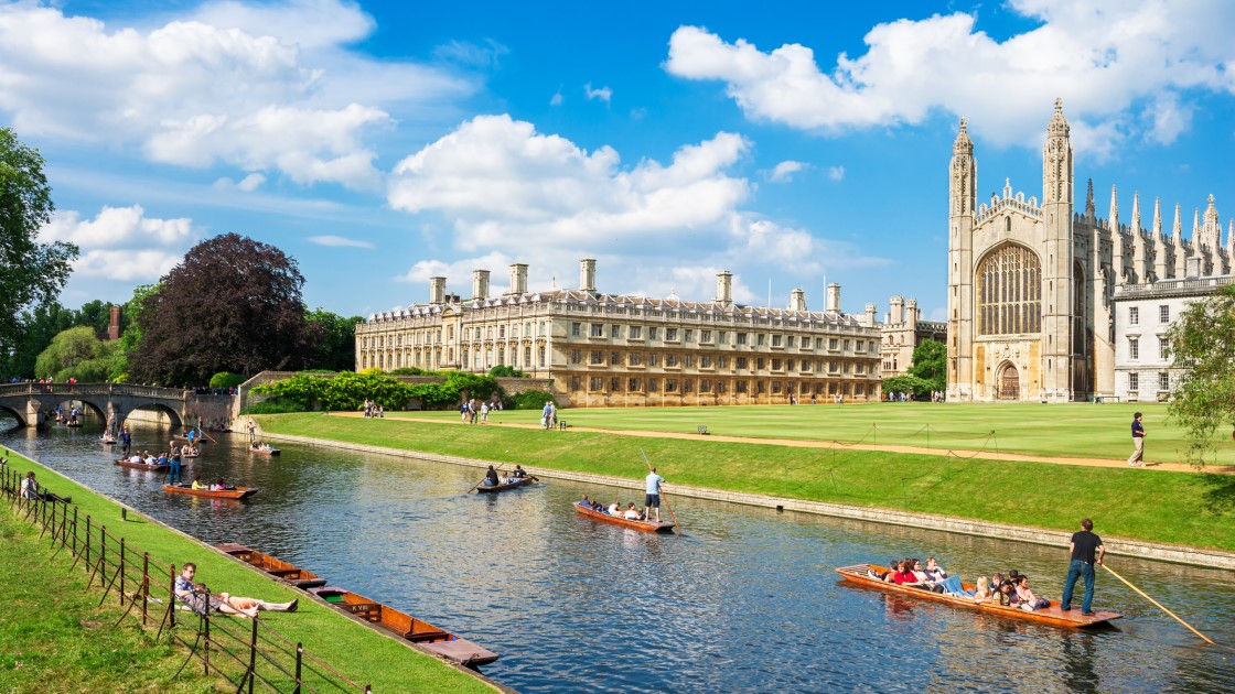 The River Cam and King’s College at the University of Cambridge